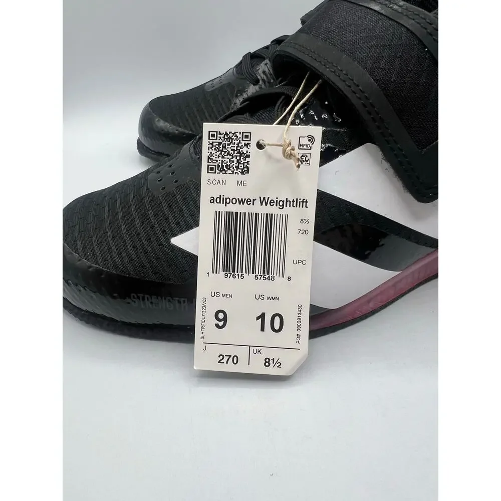 Adidas Adipower Weightlifting 3 “Black White Pure Ruby” size 9 men’s